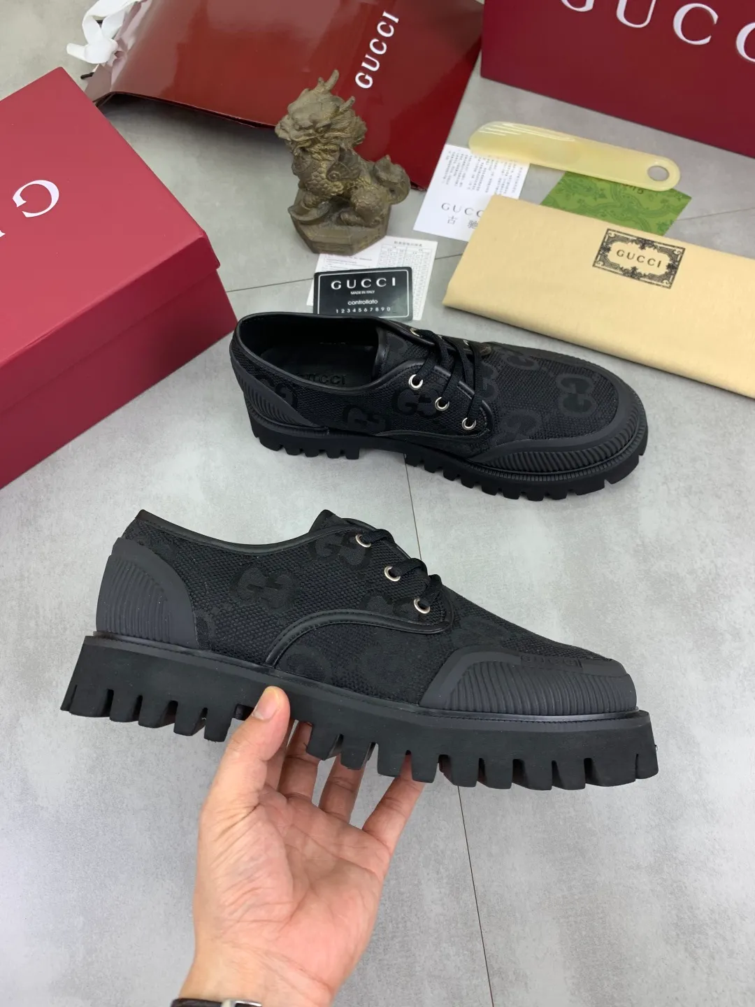 Men's Men's Shoes 💰P420 💰【New Style】 Gucci lazy slip-on couple 🧑‍🤝‍🧑 style high-top leather shoes hot selection (Gucci GUCCI) official website latest Gucci lazy 🎁 leather shoes, hot style 💥 style is simple and elegant, exclusive for trendy men. Unique official website latest brand original double G pressure Floral elements 👑 Original Gucci decoration, fashionable and elegant, fabric original calfskin with double G denim ✅ Fully imported soft sheepskin lining, official website designated wear-resistant lightweight foam business outsole, classic model taken in kind 🎬 Size: 35-46 Various colors available
